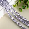 Perla de Vidrio Imitación Shijia Alta Calidad Resaltador Agujero Pequeño Redondo Sin Descamación DIY Accesorios para Collares Pulseras Joyería