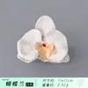 Grampo de Cabelo Orquídea Phalaenopsis Artificial Adorno de Cabeça Presente para Decoração de Casamento Exibição de Móveis Flores Artificiais DIY