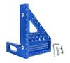 Regla Triangular de Ángulo Recto para Carpintería Aleación de Aluminio 45/90 Grados Multiángulo Decoración Regla Cuadrada de Marcado de Alta Precisión Carpintero Carpintería