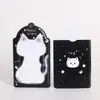 Portatarjetas de Pulsera Polaroid Personalizado con Cordón, Portatarjetas de Campus de Gatito Anime de Cuero Sintético, Portatarjetas de Insignia de Almacenamiento Personalización