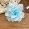Pasador de Pelo de Malla con Flor y Perla, Moderno y de Alta Gama, Pinza de Pato Versátil que Combina con Todo, Dulce y Único Accesorio de Moda para el Cabello