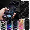 Funda para teléfono móvil Adecuada para iPhone 15 Color Personalizado Serpiente Oscura Doble Cabeza Serpiente Negra