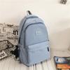 Mochila estilo campus Ins simples para todas as combinações, grande capacidade, estilo coreano Ins, mochila de estudante júnior, sênior, ensino médio, de alto valor