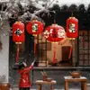 2026 Nuevas Linternas Rojas para Año Nuevo y Festival de Primavera Decoraciones Festivas para Centros Comerciales Estilo Chino Estilo Antiguo Carácter de Fortuna Linternas de Melón de Invierno