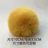 Bolas populares de pelo sintético de conejo rex para decoraciones navideñas, accesorios para bolsos y textiles del hogar, adornos para zapatos y sombreros, y bolas de felpa artificial de colores