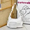 Bolsa Ita Shuai Mijia Estilo Japonés con Patrón de Estrellas para Mujer, Bolso de Hombro de Gran Capacidad, Estilo Dulce para Niñas, Bolso Cruzado para Estudiantes de Secundaria