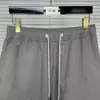 Ventas Directas de Fábrica Tb Verano Nuevo Pantalones Cortos de Seersucker Color Sólido para Hombres y Mujeres, Pantalones Casuales y Cómodos Delgados de Cinco Puntos
