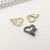 Cierre de Langosta de Aleación de Zinc de Gama Alta Colgante Galvanizado 26 mm Cierre de Langosta en Forma de Corazón de Melocotón Cierre de Langosta en Forma de Corazón para Perro Accesorios para Joyería DIY