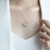 Collar Colgante de Bloqueo Ping An Ruyi de Jade Hetian Colgante de Jade Incrustaciones de Oro Jade Jade Natural para Mujer Hielo de Jade