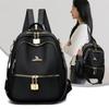 Mochila Impermeable de Tela Oxford Transfronteriza para Mujer, Nueva Moda, Simple, Ligera, de Gran Capacidad, Bolsa de Viaje, Mochila Multifuncional