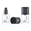 Frasco de Base Líquida Veia Prateada 30ml Frasco de Embalagem Cosmética Frasco Tipo Pump para BB Cream Frasco de Loção Recarregável Portátil para Viagem