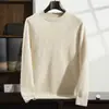 Suéter de Cashmere com Gola Redonda em Forma de Losango para Homem, Outono e Inverno, Suéter de Lã Grosso Solto Tamanho Grande Retrô, Suéter de Tricô Básico para Homem
