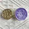 Sello de Cera para Estudiantes Sello Decorativo para Diario DIY Sello de Cera Retro Europeo Sello de Cera para Sobres Cabeza de Cobre