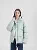 Chaqueta de Algodón para Hombre con Cuello Alto, Color Sólido, Unisex, Engrosada para Invierno, Cálida, Informal, Chaqueta de Algodón Engrosada para Hombre Jinjiang Ropa de Algodón