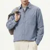 Colección nueva 2026: camisas para hombre en un estilo clásico, discreto y minimalista, con un corte relajado, diseño americano y mangas largas versátiles