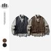 Serie Montaña Daivc Camisa Retro para Hombre Estilo Camping Manga Larga Primavera y Otoño Marca de Moda Bolsillo Grande Chaqueta de Trabajo Cs074