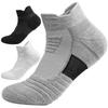 Calcetines de running para hombre, de talla grande, con absorción del sudor, antideslizantes, acolchados, bajos de toalla, deportivos, prácticos y profesionales para baloncesto.