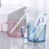 Vaso para Enjuague Bucal para Uso en Casa, Vaso Sencillo para Cepillado de Dientes, Vaso para Lavarse para Niños y Parejas, Set Portátil, Portacepillos de Dientes Creativo