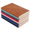 Cuaderno A5 de Piel de Cordero con Tacto de Piel con Logo Personalizado, Libreta de Negocios Simple, Cuaderno B5 de Tapa Blanda Cubierto de Cuero, A6 Hecho a Medida