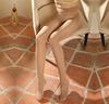 Meias de Óleo de Cavalo Sexy Finas de Alta Elasticidade Meias-Calças Lisas de Seda Femininas Meia-Calça Preta de Seda Preta Meias Aurora