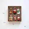 Decoraciones Navideñas de Venta Caliente Transfronterizas Colgante de Vidrio Forma Irregular Árbol de Navidad Pequeño Adornos Colgantes Creativos Juego de Bolas de Vidrio