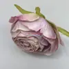 Arreglo floral hecho a mano DIY flor artificial ramo de rosas de boda decoración del hogar 6 cm borde de coca simulación retro capullo de peonía