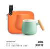 Caneca de Escritório Desenho Estilo Japonês Cabo de Madeira Cerâmica com Tampa Separação de Água e Chá Xícara de Chá Fofa Fofa Fofa Copo de Água