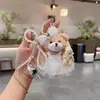 Novo Vestido Elegante de Princesa, Coelho de Orelhas Caídas, Vestido de Renda Exquisito, Vestido Tutu de Urso, Pingente de Corrente de Contas de Luxo para Boneca