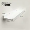 Estante de Pared de Madera Maciza para Sala de Estar, Comedor, Dormitorio, Estante Decorativo para Pared de Fondo Montado en la Pared, Estante Recto para Uñas