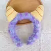 Linda Nueva Diadema de Dibujos Animados para Mujer, Diadema de Felpa para Lavarse la Cara y Aplicarse Mascarilla Facial, Accesorio para el Cabello Antideslizante