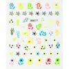 Novos Adesivos Coloridos para Nail Art para Meninos e Meninas, Adesivos de Unha Infantis, Flores Fofas, Borboletas, Padrões Pequenos, Adesivos de Nail Art para Atacado