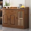 Aparador de Madera Maciza Sala de Estar Gabinete para Vino Gabinete de Té Multifuncional Cocina Gabinete de Té Doméstico Gabinete de Comida Armario Armario