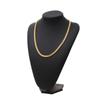 Collar europeo y americano, nuevo, el más vendido de AliExpress, collar de oro de moda para hombres, cadena de cola de zorro, suministro directo de fábrica simple.