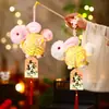 Linternas de Bambú del Festival de Mediados de Otoño 2026 Modelo Nuevo Hechas a Mano DIY para Niños de Preescolar Linternas Portátiles Brillantes de Conejo para Exteriores
