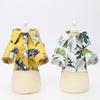 Ropa para mascotas Ropa para perros Verano Delgada Ropa para mascotas Ropa para gatos Primavera Verano 21 Camisa Hawaiana Árbol de Coco