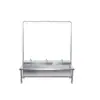 Rack para reservatório de água de cantina unidade comercial de chão em aço inoxidável com tanque para esfregão de escola/fábrica tanque para esfregão doméstico