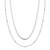 Collar Figaro de acero inoxidable chapado en oro de 18 quilates para mujer, estilo transfronterizo europeo y americano, cadena de acero de titanio combinable.