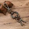 Anillo Decorativo Creativo y Exagerado Estilo Punk con Pinchos para Hombres Llavero de Coche Accesorio Unisex Hip-Hop Callejero