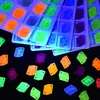 Bordes Irregulares Fluorescentes Neón Cosidos con Piedras de Strás, Piedras Multilaterales Cosidas a Mano, Accesorios para Ropa DIY y Vestidos de Novia