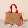 Bolsa de Lona Rayada para Mujer Transfronteriza Nuevo Estilo Gran Capacidad Moda Simple para Viajar Bolso de Hombro Único Bolso Cruzado Versátil