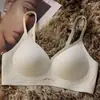 Bestseller 5517 Sutiã de Gel Macio Sem Costura com Suporte Sem Fio para Mulheres, Costas Bonitas, Bojo Fixo, Seios Pequenos, Push-Up