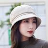 Sombreros de Mujer 2025 Otoño e Invierno Nuevo Estilo Coreano Moda Ins Trendy Sombrero Bucket Elegante Celebridad de Internet Bordado Sombrero de Pescador Venta al por Mayor