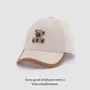 Gorro de Bebé de Dibujos Animados Transfronterizo Oso Juguetón de Pie Gorra de Béisbol Infantil Gorra Solar Linda para Exteriores Gorra de Béisbol Infantil