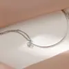 Pulsera Doble Capa de Estrella Temperamento Femenino Nicho Diseño Simple Exquisita Alto Sentido Regalo de Vacaciones para Novia