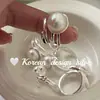 Anillo de Plata de Ley S925 con Perlas de Múltiples Capas del Mismo Estilo que los Bloggers Ins Coreanos Diseño de Nicho Anillo Versátil de Alta Gama