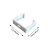 Produto de grande sucesso de vendas internacionais: Conjunto de 2 Peças de Suportes Brancos para Tomadas para Uso Doméstico, Fixadores de Tomada de Parede Tipo Perfurador, Atacado