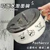 Tigela de aço inoxidável para macarrão instantâneo com tampa, grande capacidade, com escorredor, tigela de macarrão conveniente, lancheira para estudantes, grande lancheira de macarrão instantâneo estilo japonês