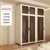 Guarda-Roupa Simples para Quarto, Uso Doméstico, Moradia Alugada, Armário de Armazenamento de Metal de Aço Carbono Resistente e Durável, Montado para Apartamentos Pequenos
