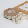 Caixa de Presente Dobrável com Blocos de Cor e Flores Tridimensionais Material de Embalagem Fita Laço Macaron Venda por Atacado Decoração de Fita