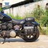 Coche muscular Wolf adecuado para bolsa lateral xiangshuai XS650N caja lateral retro modificación bolsa para casco impermeable liberación rápida especial